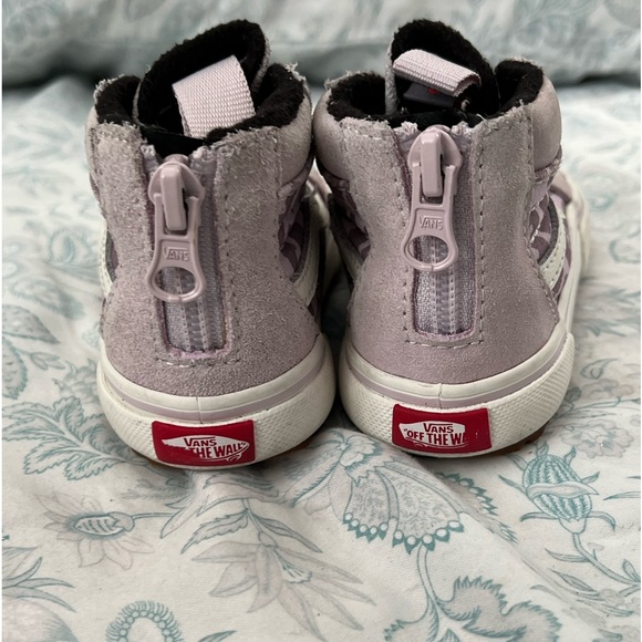 Vans kids SK8 Hi MTE 2 Purple Lace Up High Top Skate Shoes Size 5.5 - Picture 8 of 10